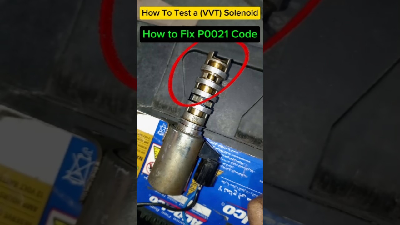 How To Test & Fix a Variable Valve Timing (VVT) Solenoid#automobil#shorts  #short#@AutoMechanic88