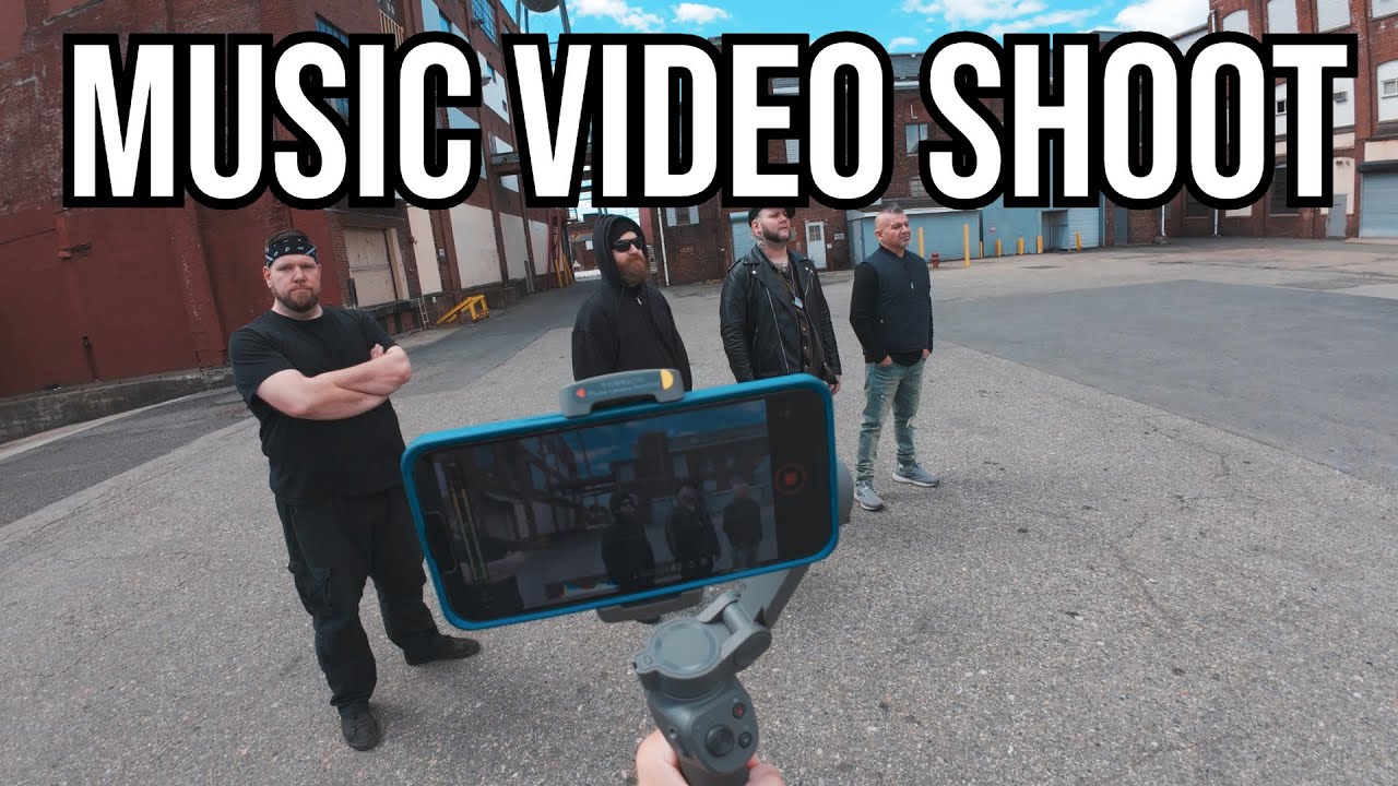 Filming A Music Video With ONLY An iPhone! | Recording/Filming A Band's Single Ep 9