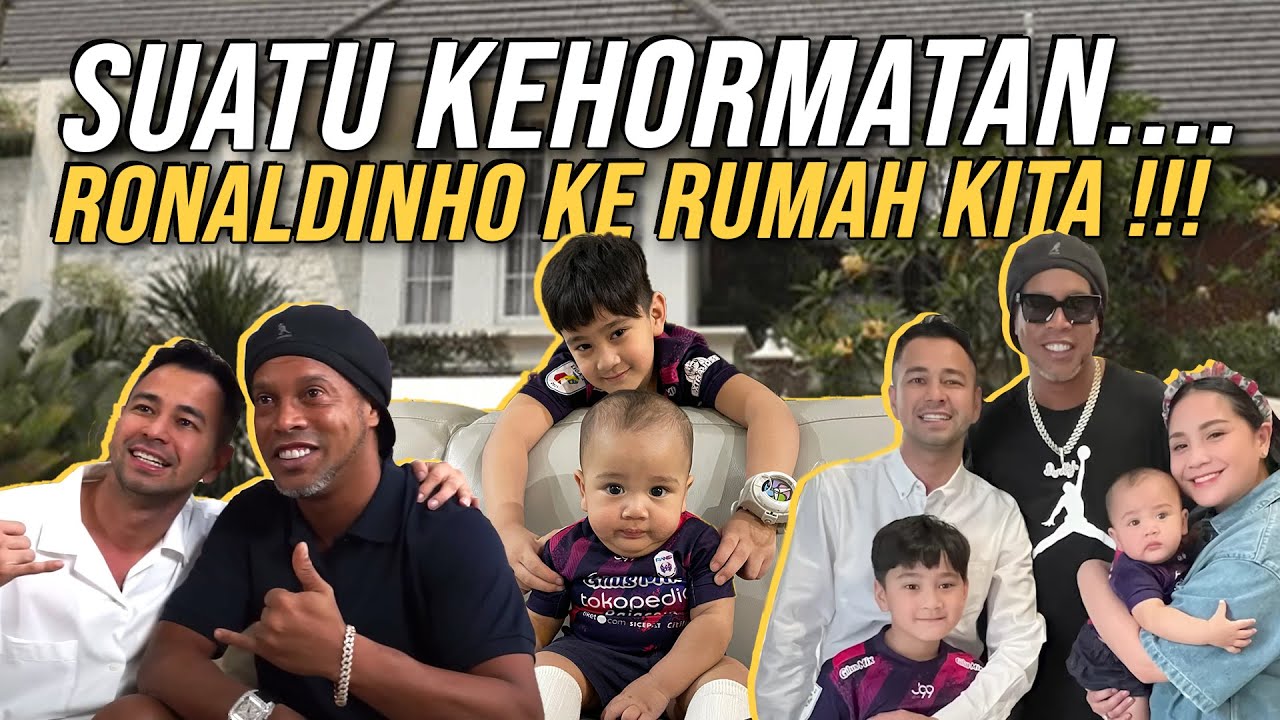 RONALDINHO NENGOKIN CIPUNG RAYYANZA & RAFATHAR!! SATU ANDARA GEMPAR!!