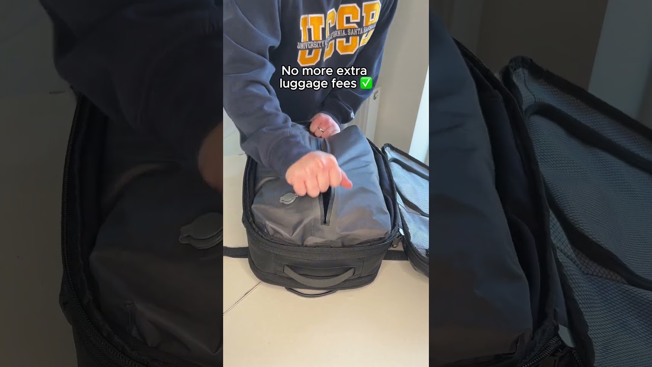 The best carry-on backpack for traveling 🎒 #travel