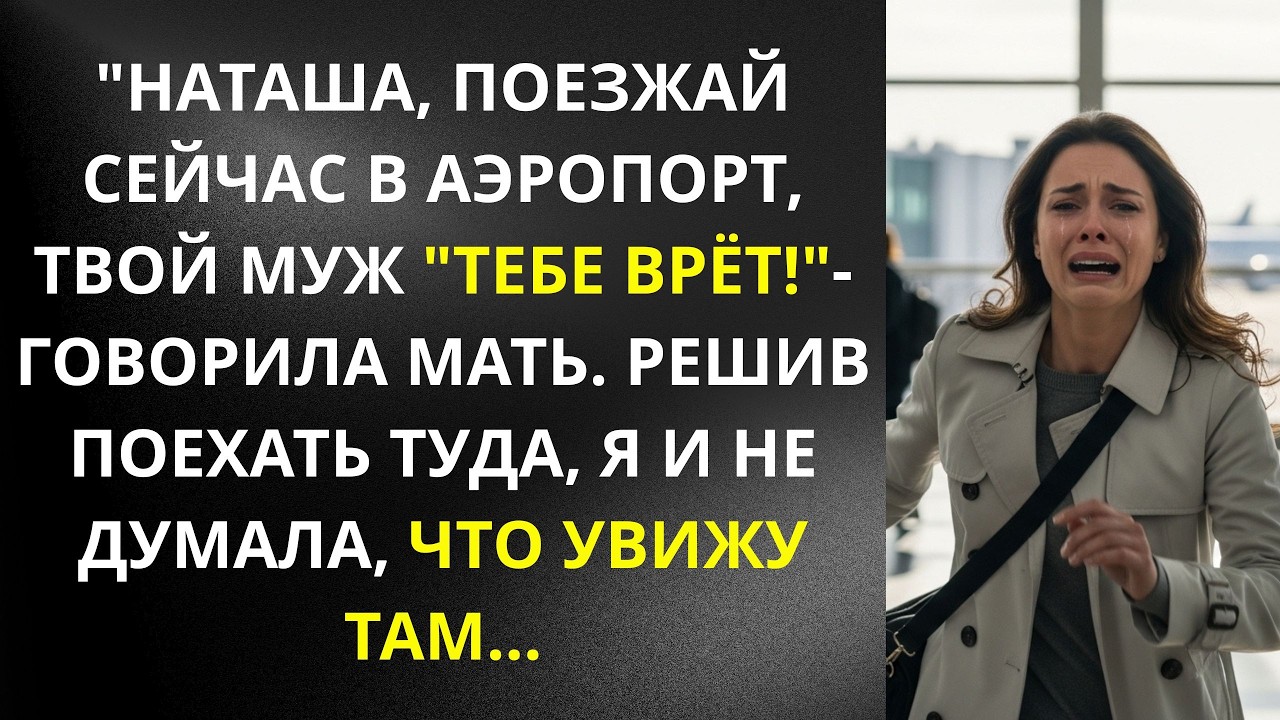 'Наташа, поезжай сейчас в аэропорт, твой муж тебе врёт!' говорила мать
