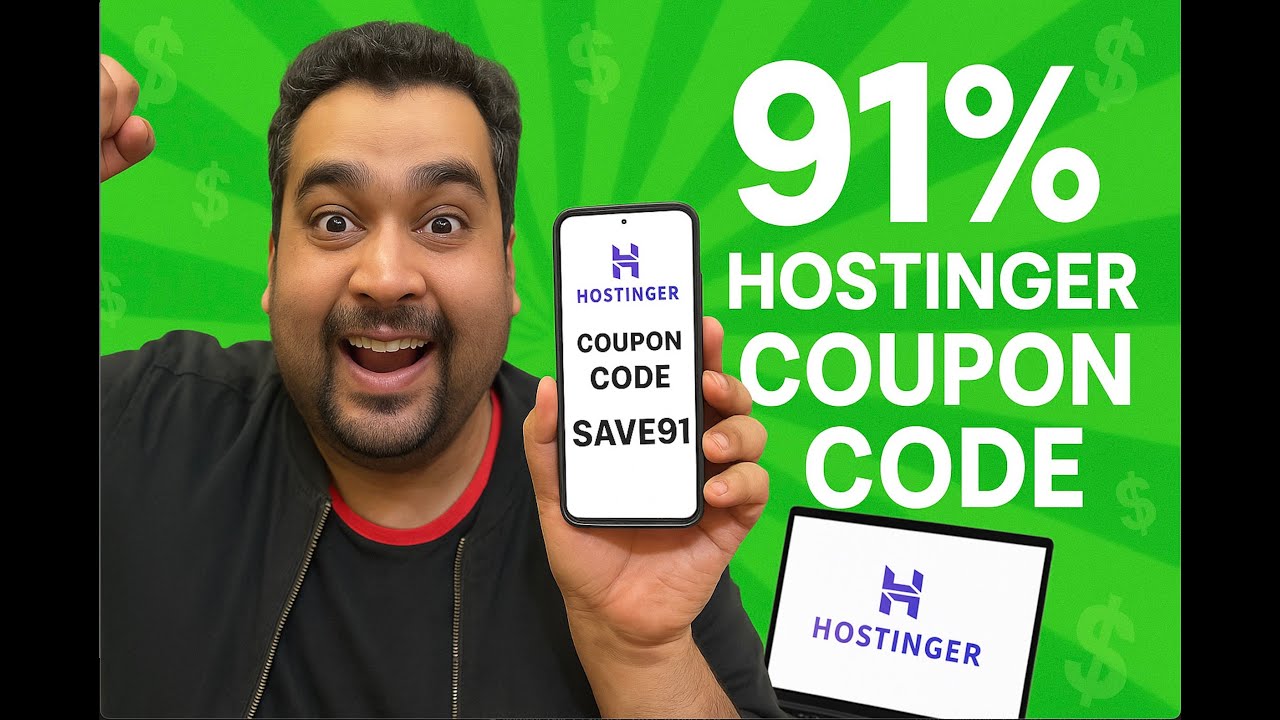 Hostinger Coupon Code 2025 - Get 91% Discount Now [Limited Spots - Get ASAP]