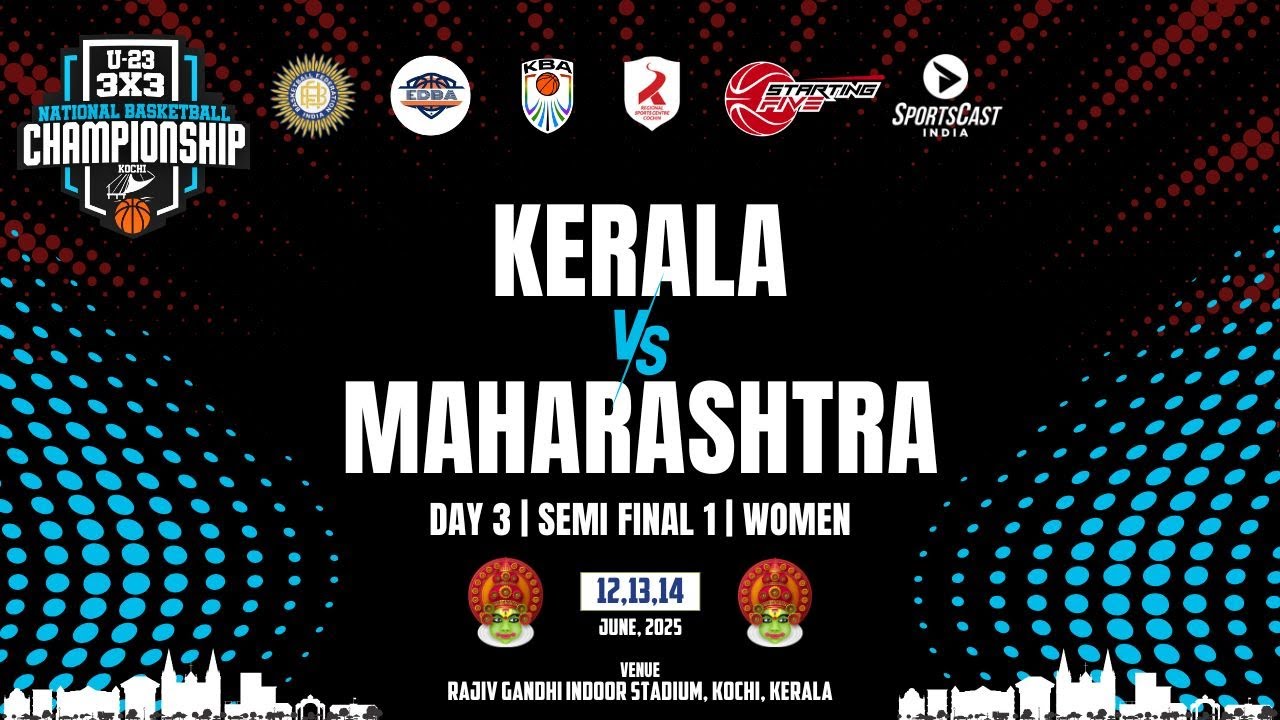 U23 3X3 | KERALA VS MAHARASHTRA | NATIONAL BASKETBALL CHAMPIONSHIP 2025 | SEMI FINAL 1 | WOMEN