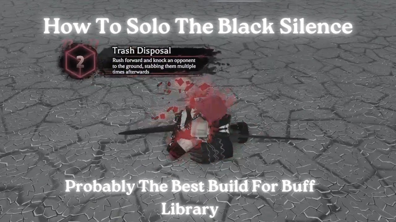 How To Solo The Black Silence In Buffed Library | Roblox Archived