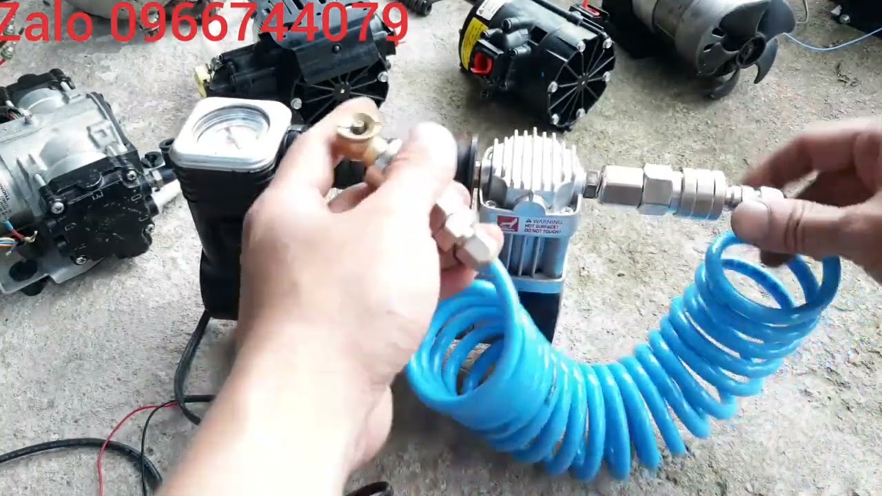 máy nén khí 12v. 18.24v hàng bãi nhật ae sưu tầm