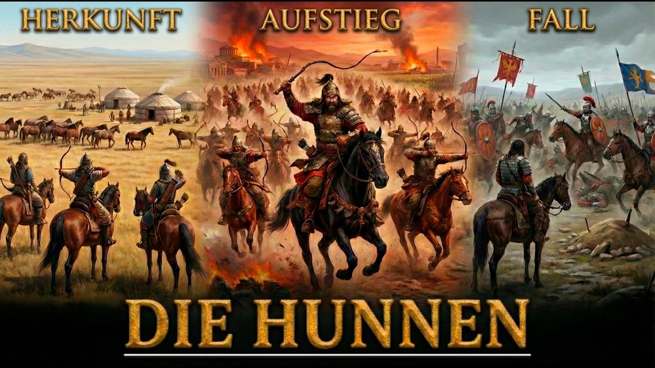 Die Geschichte der HUNNEN: Die schlimmsten Barbaren, die ROM vor Angst zittern ließen!