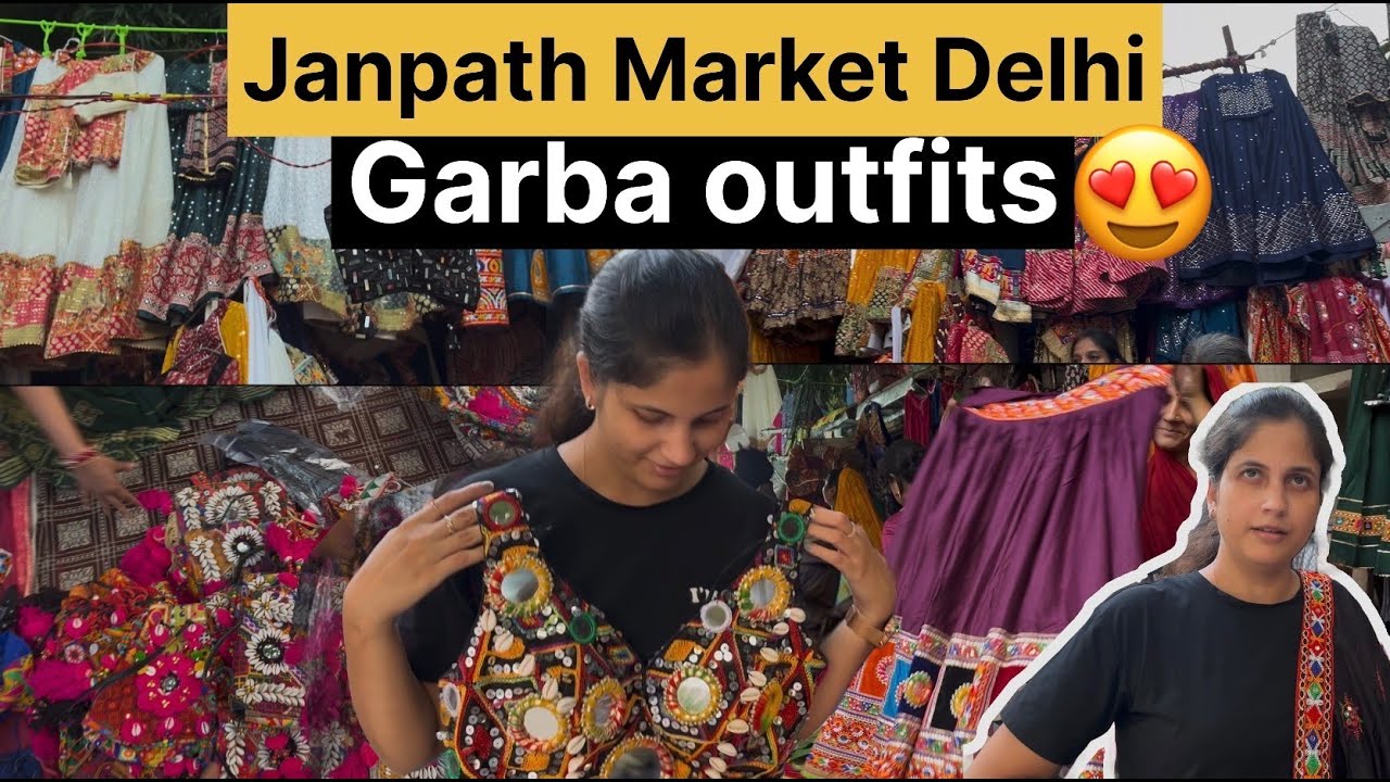 Janpath Market Gujarati Lane Delhi | Janpath Market shopping vlog 😍