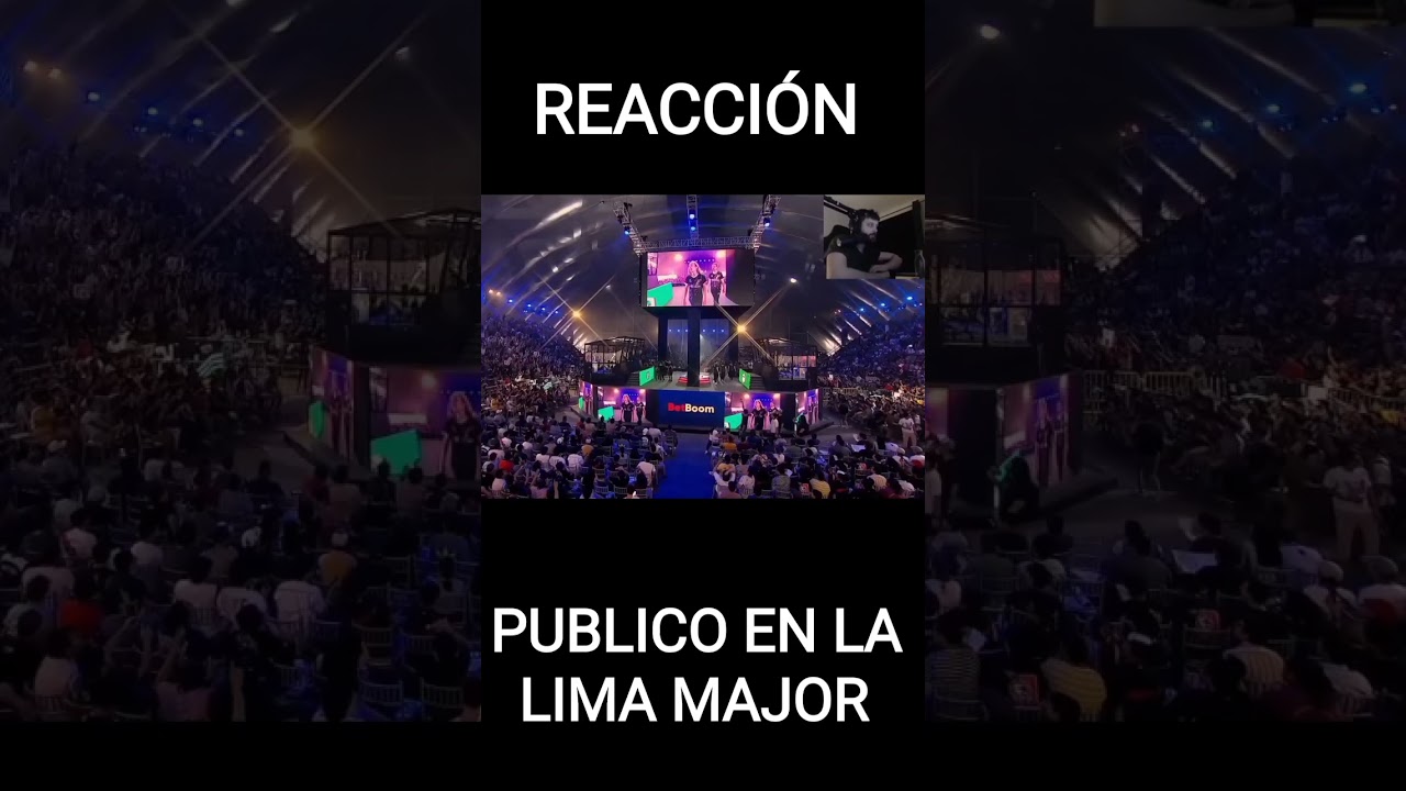 p&uacute;blico de la Lima major hace olas en el estadio #dota2 #limamajor