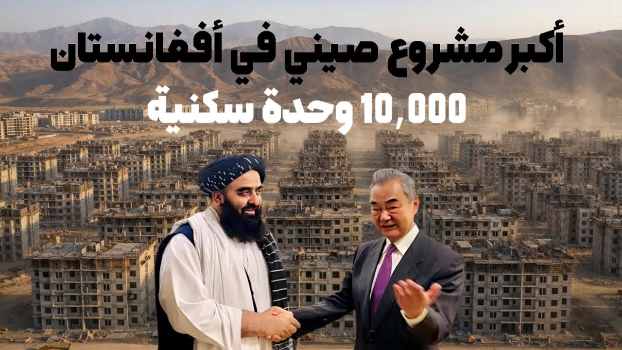 أکبر مشروع صینی في أفغانستان 10,000 وحدة سکنیة🇨🇳