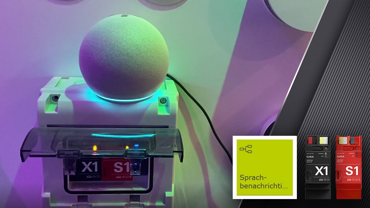 Gira X1: Benachrichtigung über Amazon Alexa erhalten