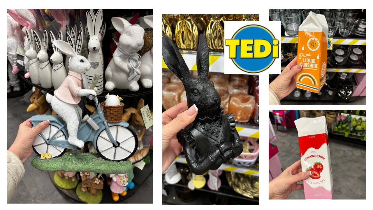 TEDI 🛍️ DUŻO NOWOŚCI 🆕PRZEGLĄD DEKORACJE DO DOMU 🐰  WIOSENNE NOWOŚCI KWIATY🌺 EASTER BUNNY