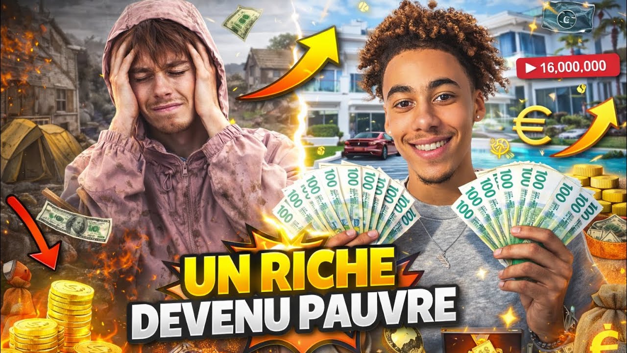 UN RICHE DEVENU PAUVRE 📉