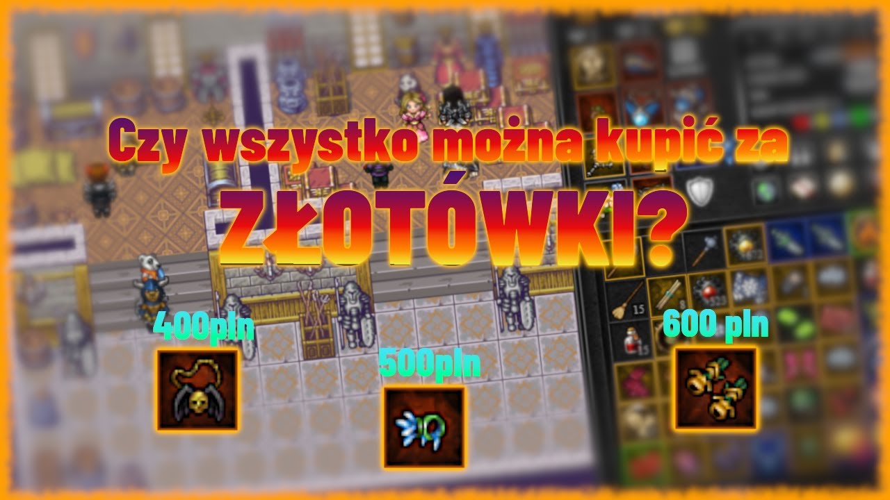 Czy wszystko w Margonem można kupić za złot&oacute;wki? [Finanse gry]