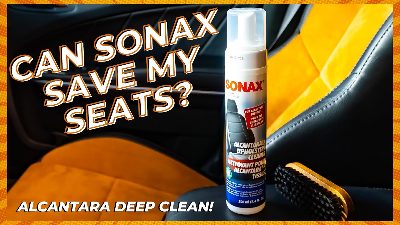 SONAX ALCANTARA CLEANER против жира и грязи