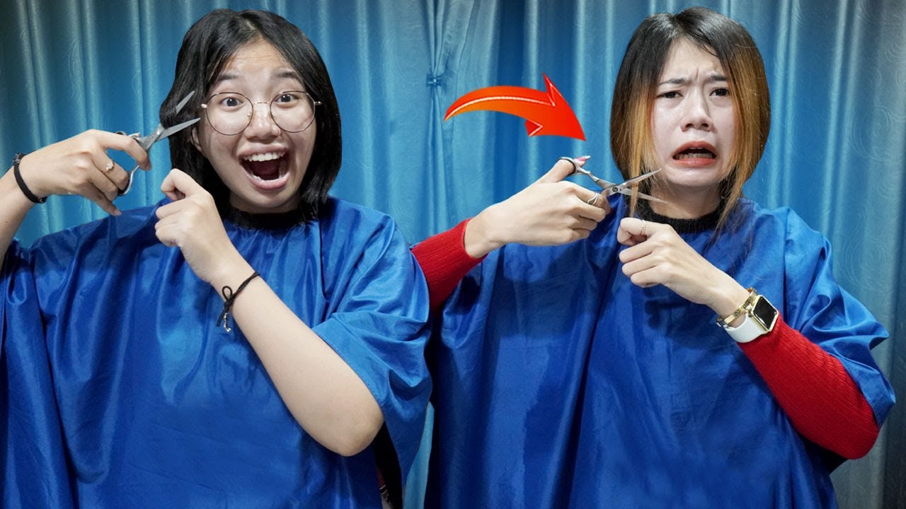 SEHARIAN NGIKUTIN GERAKAN PUTRI!! KOK JADI RAMBUT DIPOTONG PENDEK!!