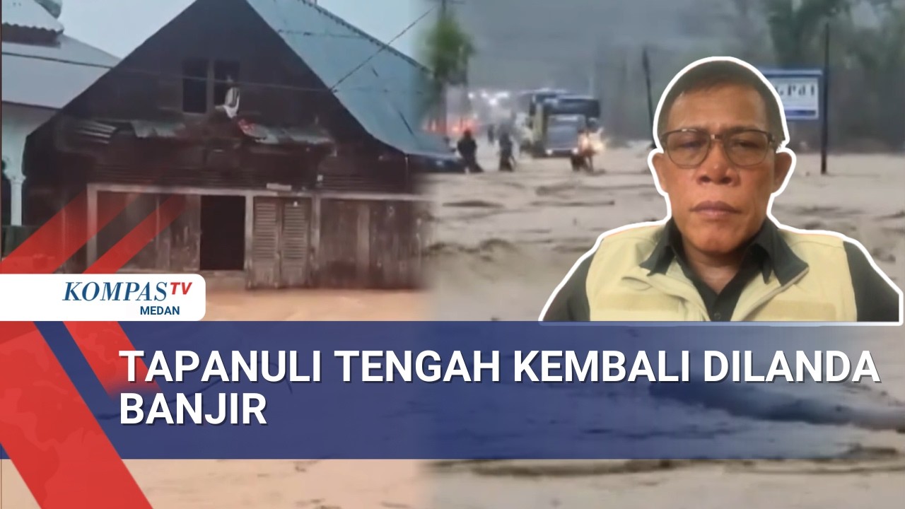 Bupati Masinton Pasaribu Beri Keterangan soal Kondisi Banjir Berulang di Tapanuli Tengah