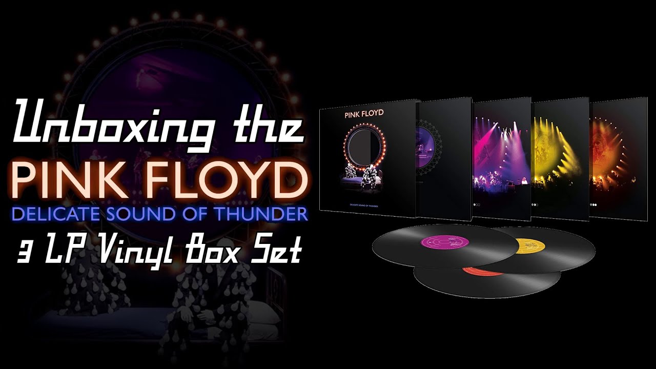 Распаковка винилового бокс-сета Pink Floyd «Delicate Sound of Thunder» из 3 виниловых пластинок |...