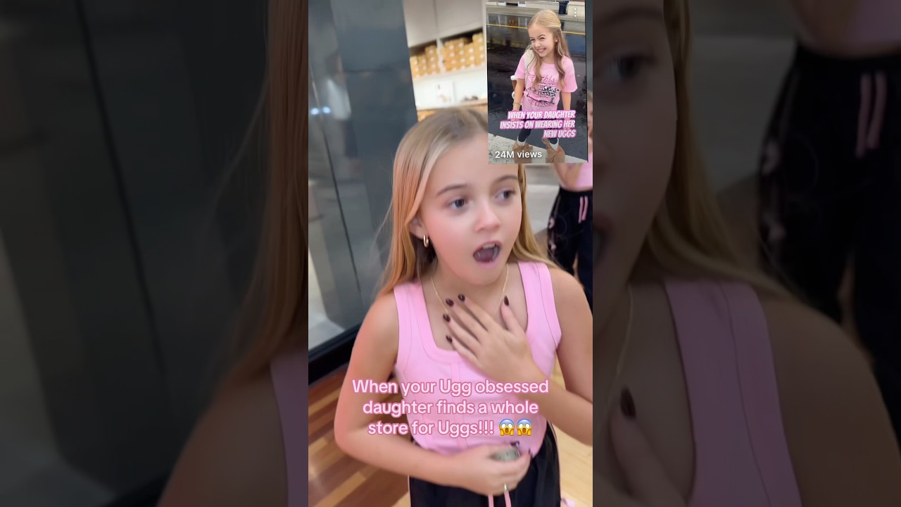 Britain's FIRST UGG STORE EXPERIENCE😱😱 #uggs #britainnoelle #viral