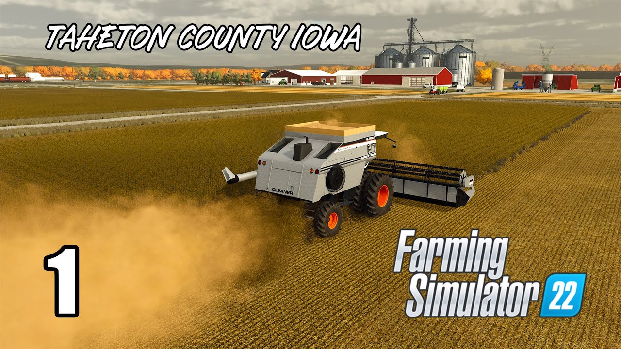 New Series on Taheton County Iowa Map! Good Ole American Farming! Episode 1 Taheton Series (FS22)