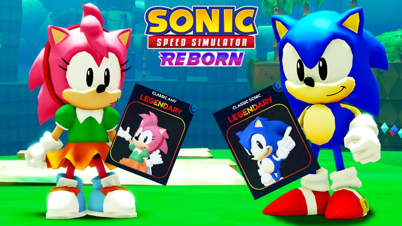 Как разблокировать классическую версию Sonic & Amy FAST + магазин на Хэллоуин! (Sonic Speed ​​Sim...
