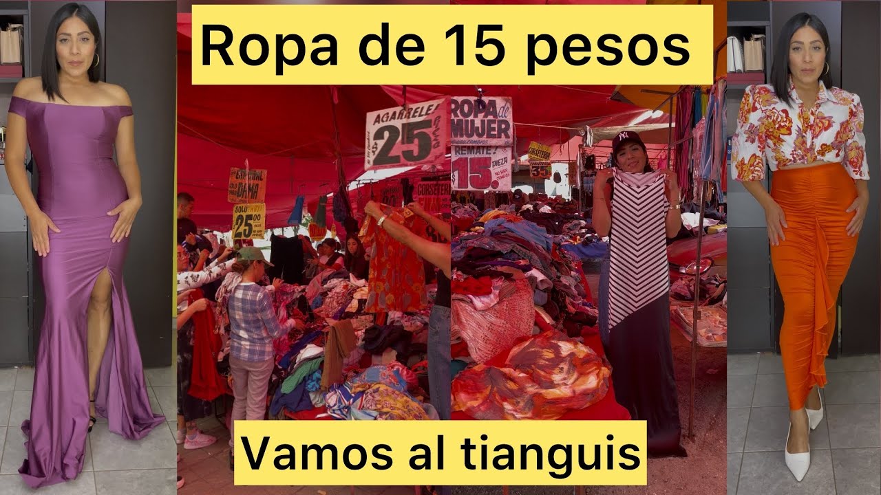 Encontr&eacute; ropa de $15 pesos en el Tianguis 😱