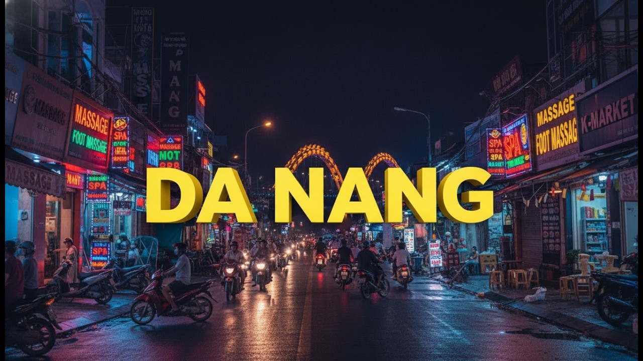 Da Nang Nightlife & Street Vibes 🌃 | 1 Hour Relaxing Walk (No Talking)