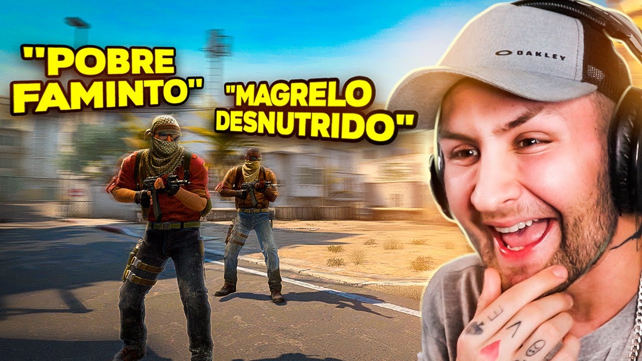 o cara MAIS TILTADO que eu ja fiz CHORAR no CS! (xingou até minha terceira geração 🤣)