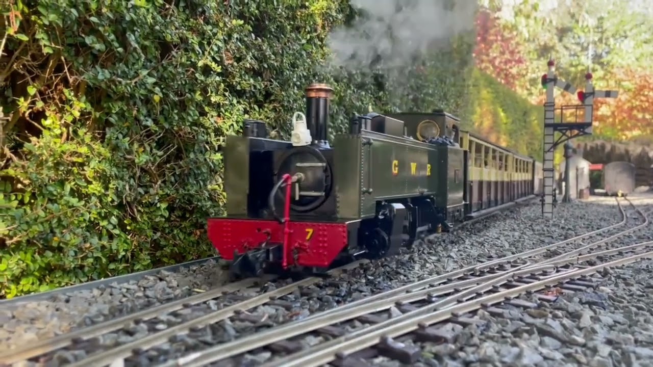 Autumnal running on the Monkton Vale light railway 