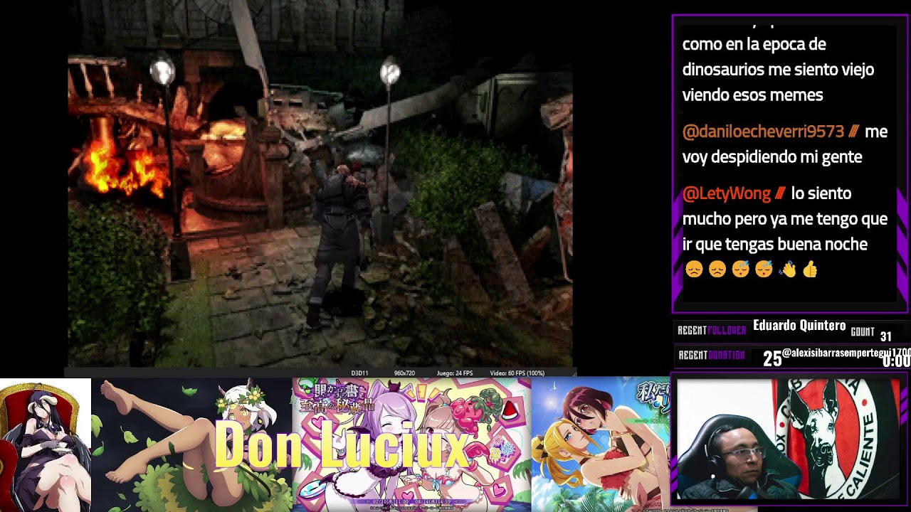 Jugando un rato al Resident evil 3 némesis con la metra infinita