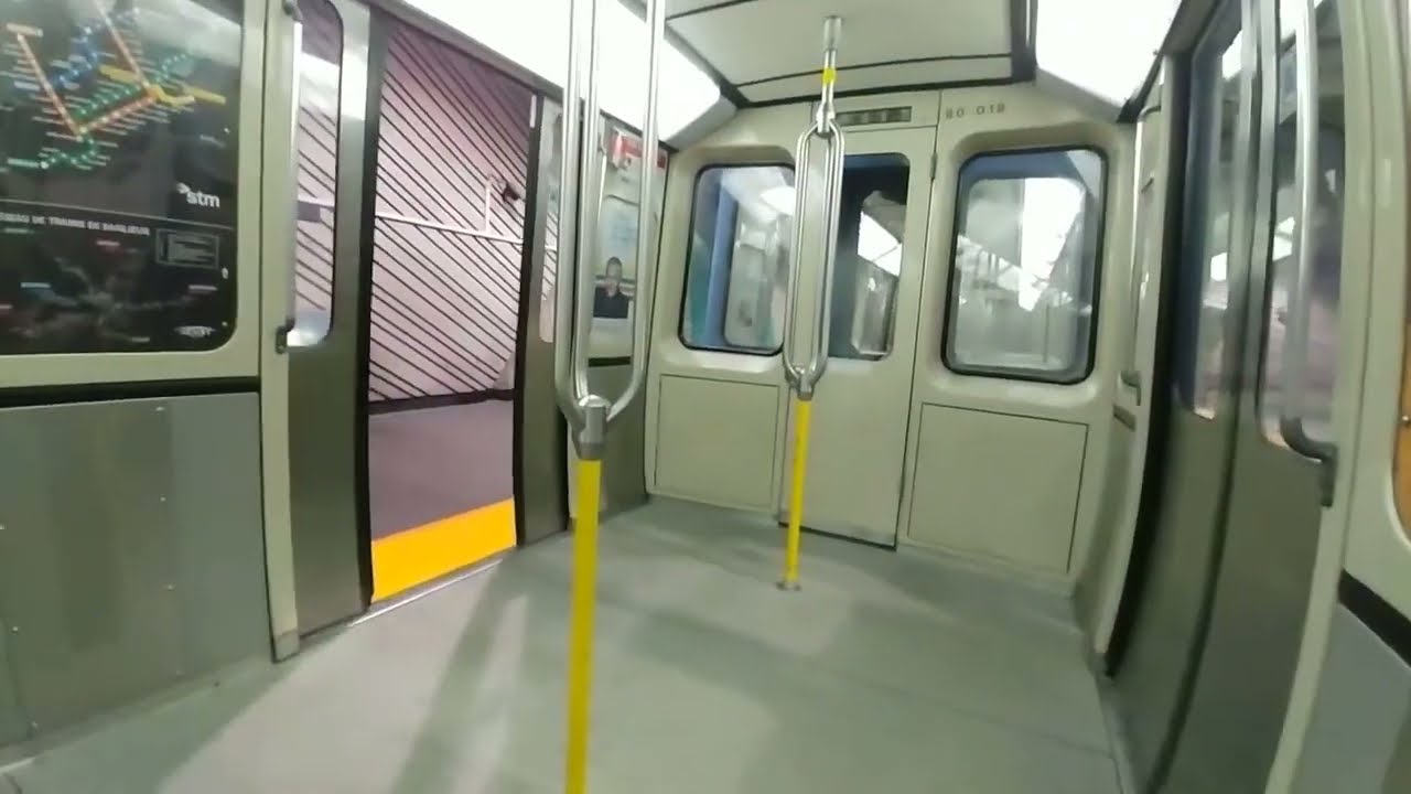 MR-63 Montreal metro ride on the Green Line of the Montreal Metro - filmed in 2018 (re-upload)