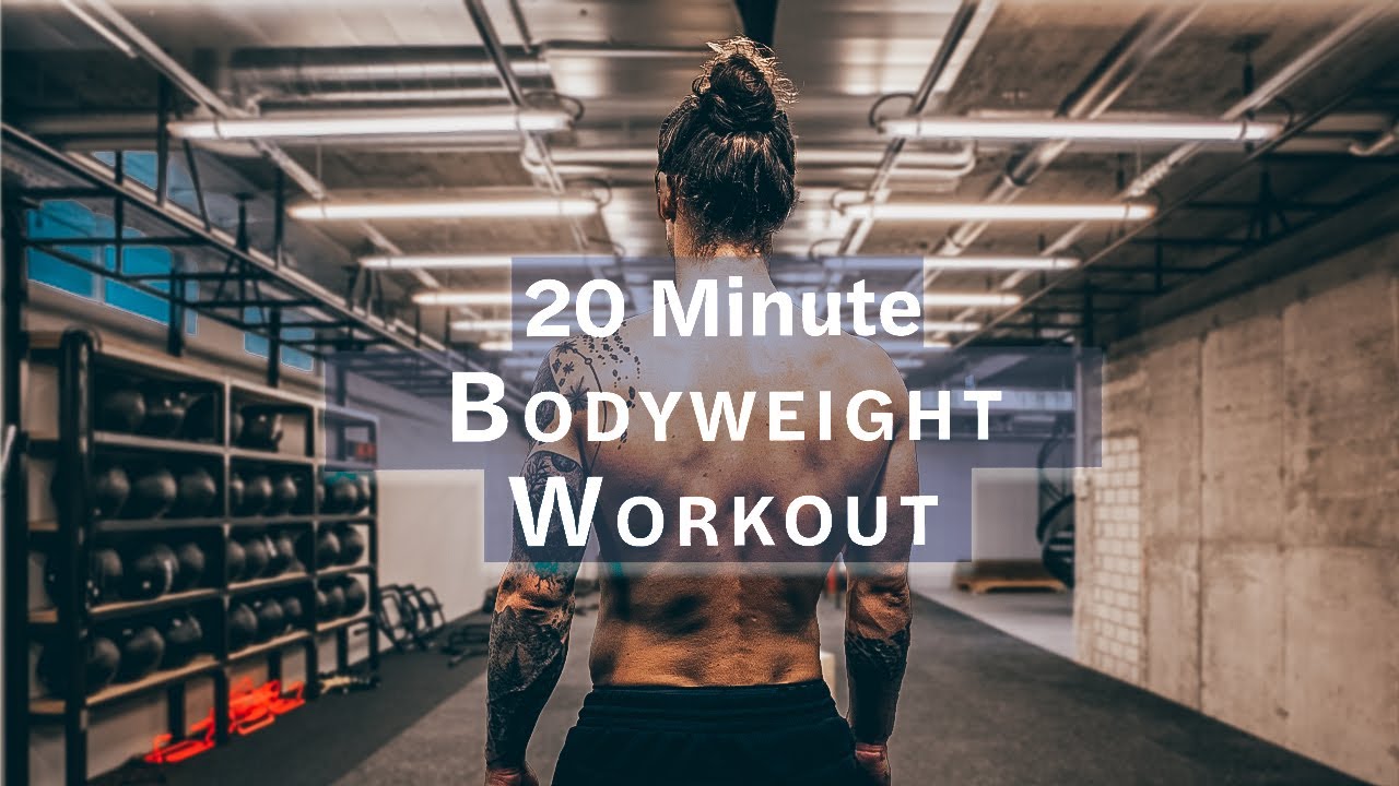 20 Minutes Bodyweight Workout I 40 Seconds Interval