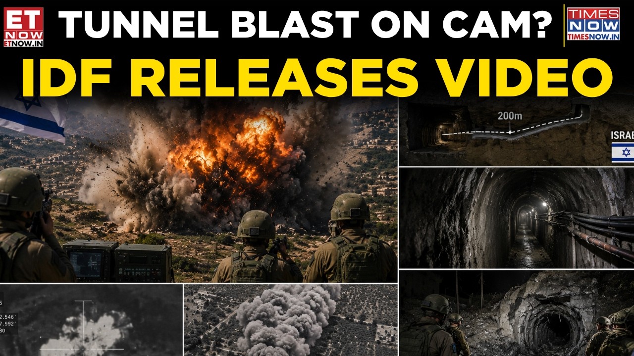 IDF Detonates 200-Meter Hezbollah Tunnel System; Dramatic Underground Strike Video Released