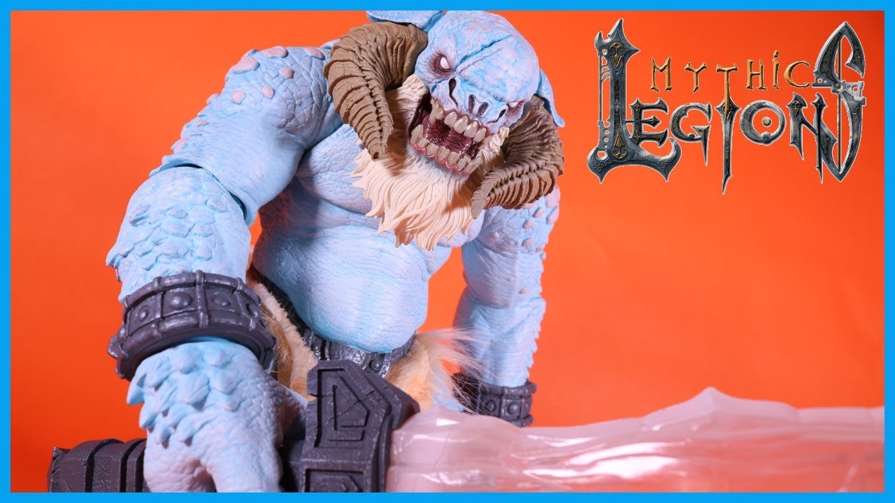 Four Horsemen Studios Mythic Legions Soul Spiller ICE TROLL Action Figure Toy Review