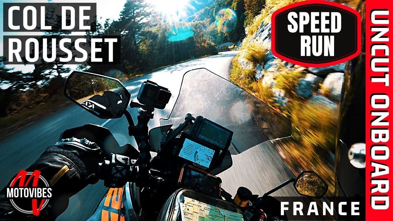 SPEED RUN on Col de Rousset // KTM 1290 Super Adventure S