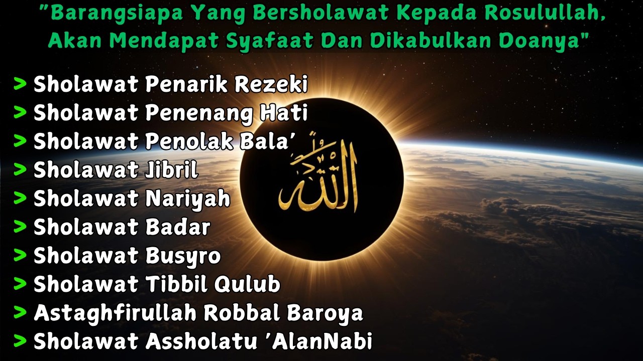 DAMAI Hati💖: Sholawat Nabi Penarik Rezeki Terbaru 2026 yang Buat Rezeki Deras Tak Terduga Tiap Hari