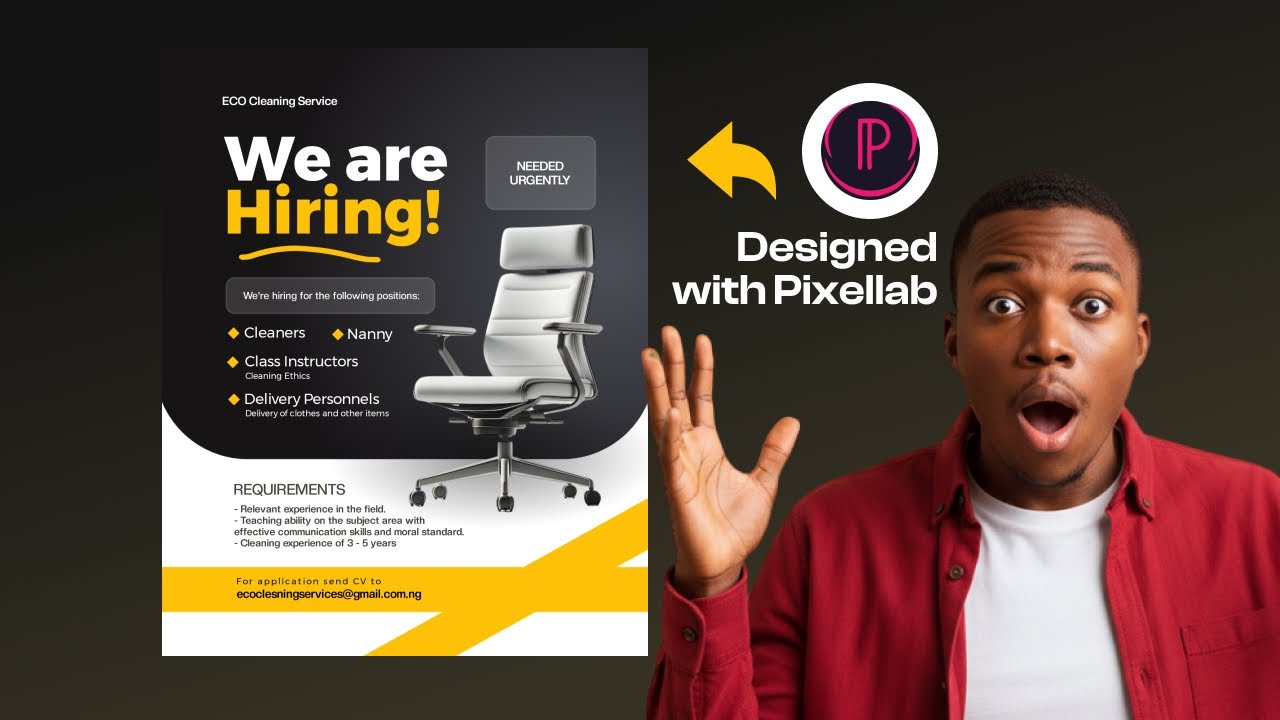 Create Stunning Vacancy Flyers in Pixellab with This Simple Trick