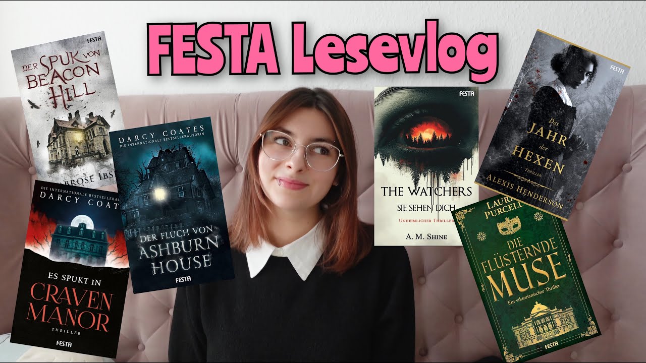 Das erste Mal Bücher aus dem Festa Verlag lesen 👻 // FESTA Lesevlog