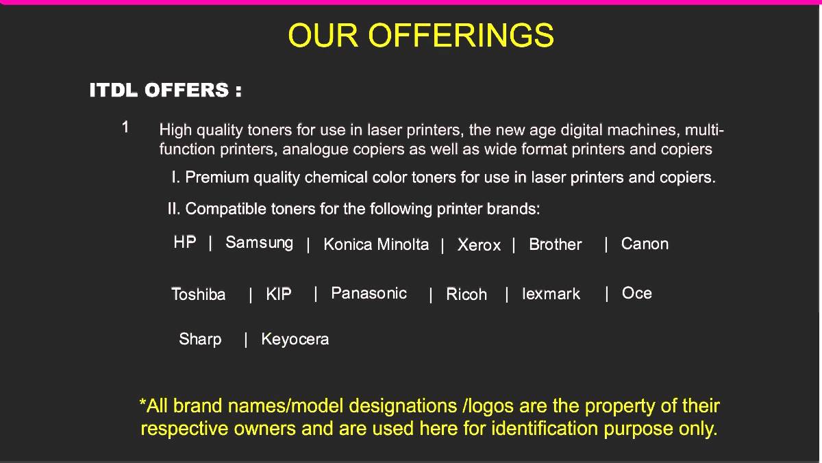 ITDL, India's Largest Toner Manufacturer - Corporate Video