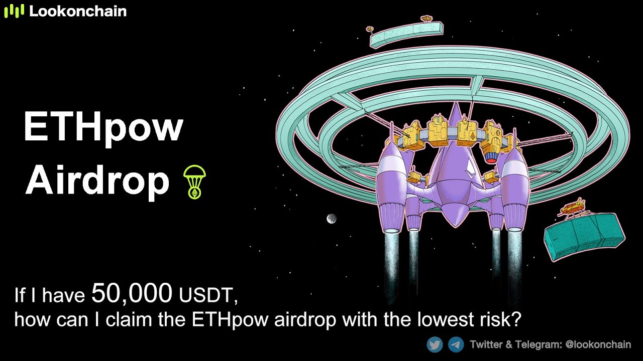 How to get ETHpow airdrops with the lowest risk?