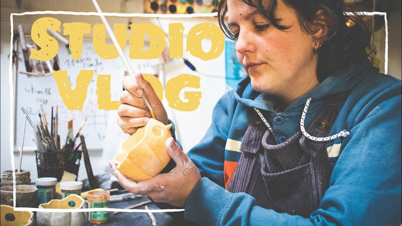 Je fabrique du stock pour les marchés d'automne 🔥 Atelier reset ✨Modelage et couleurs à l'engobe