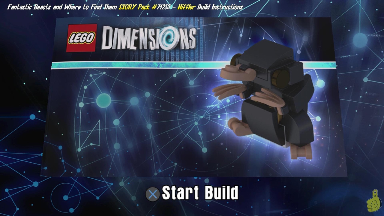 Lego Dimensions: Niffler / Build Instructions (Fantastic Beasts STORY Pack #71253) - HTG
