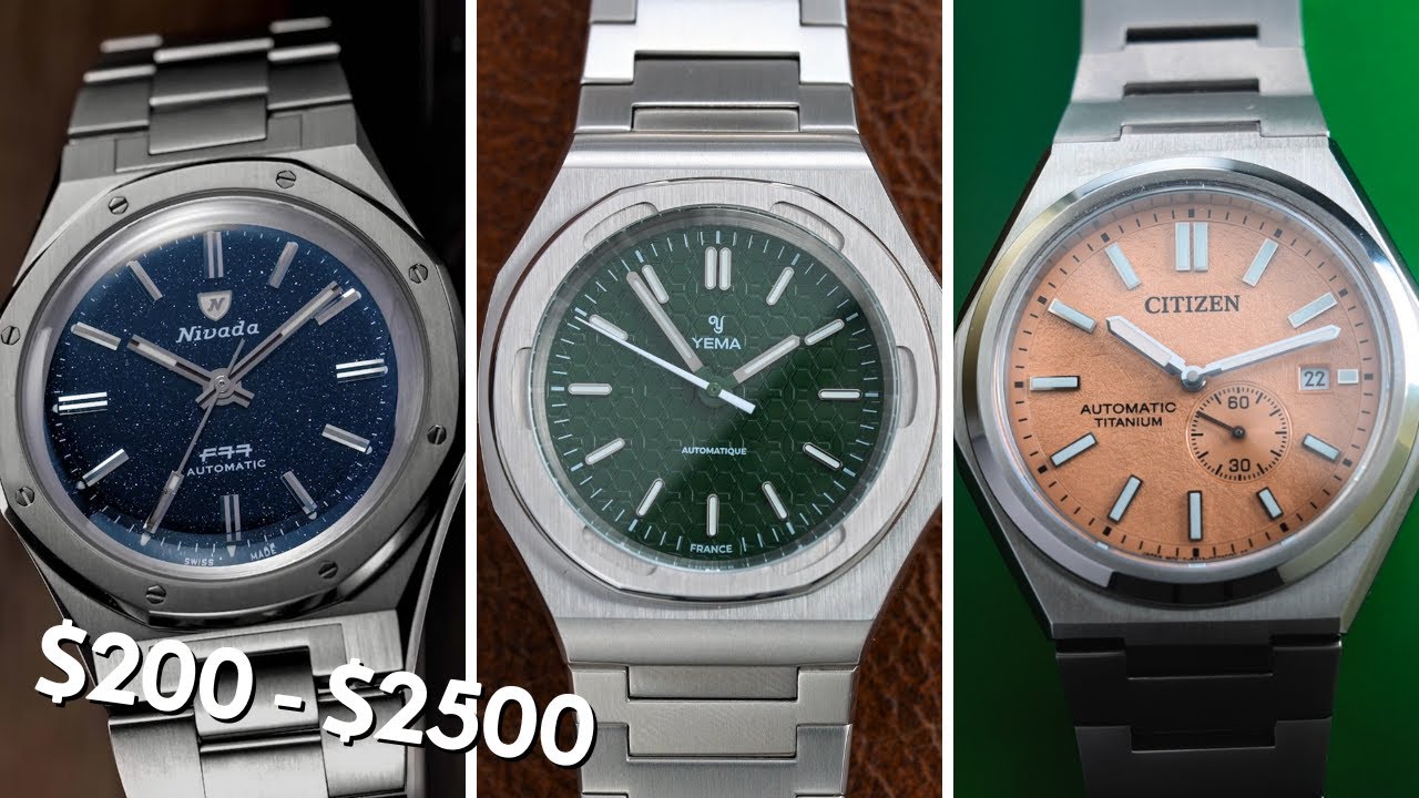 Top 12 Integrated Bracelet Sports Watches under $2500