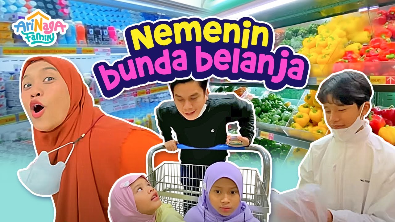 Senengnya Anak-Anak Nemenin Bunda Belanja