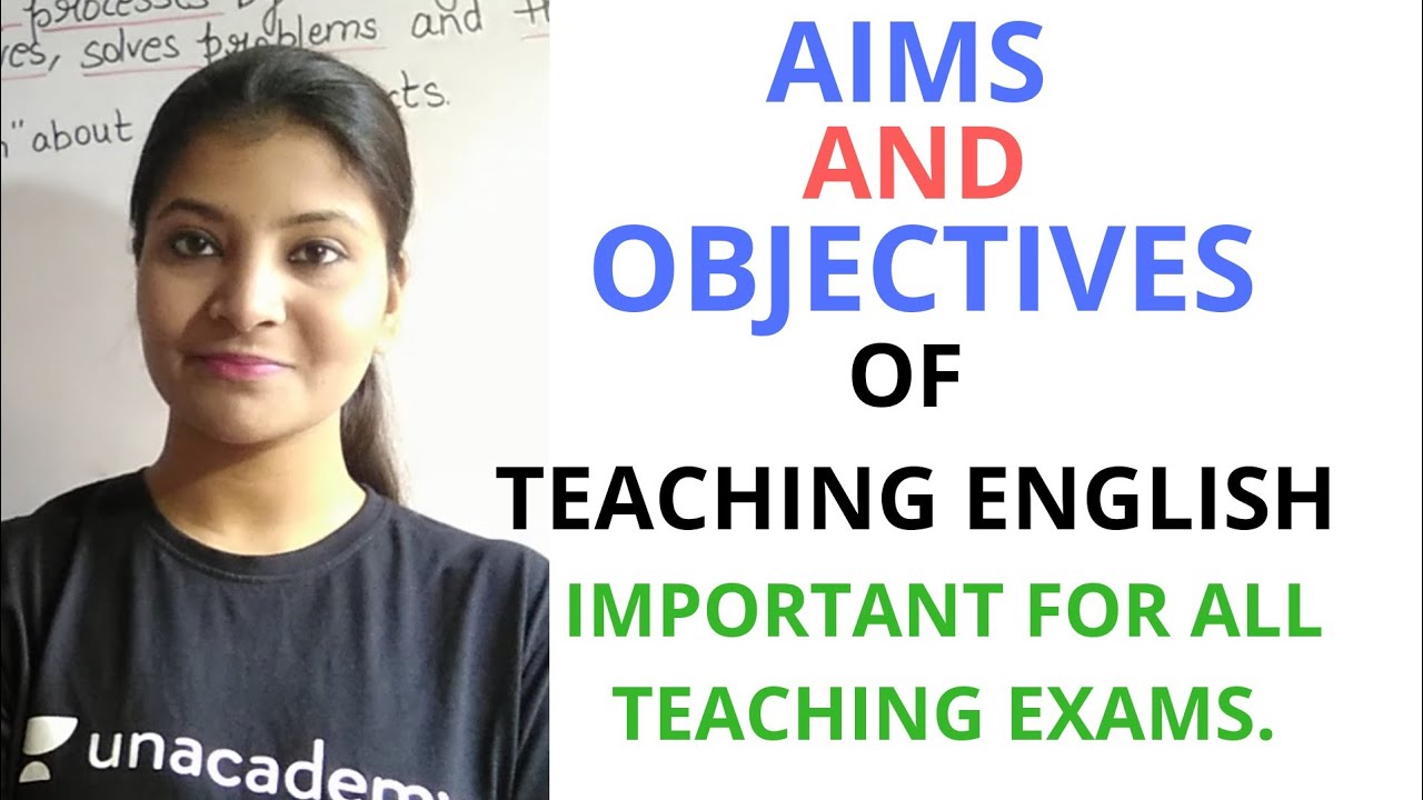 Aims and objectives of teaching English.