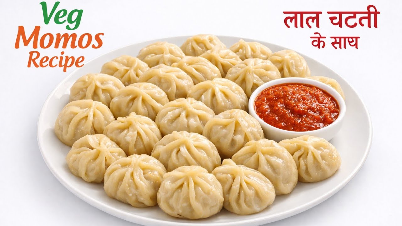 Veg Momos Recipe मोमोज रेसिपी बनाने की नया विधि | Easy Ways To Fold Momos | Momos Folding/Dumpling