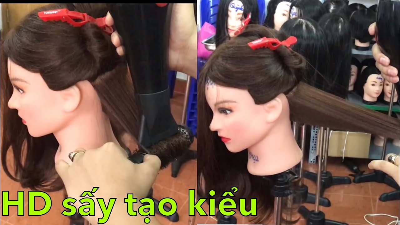 Hướng dẫn sấy tạo kiểu - trung máter#đàotạonghề #hairdressing #sàigòn #dayhoc #tocdep