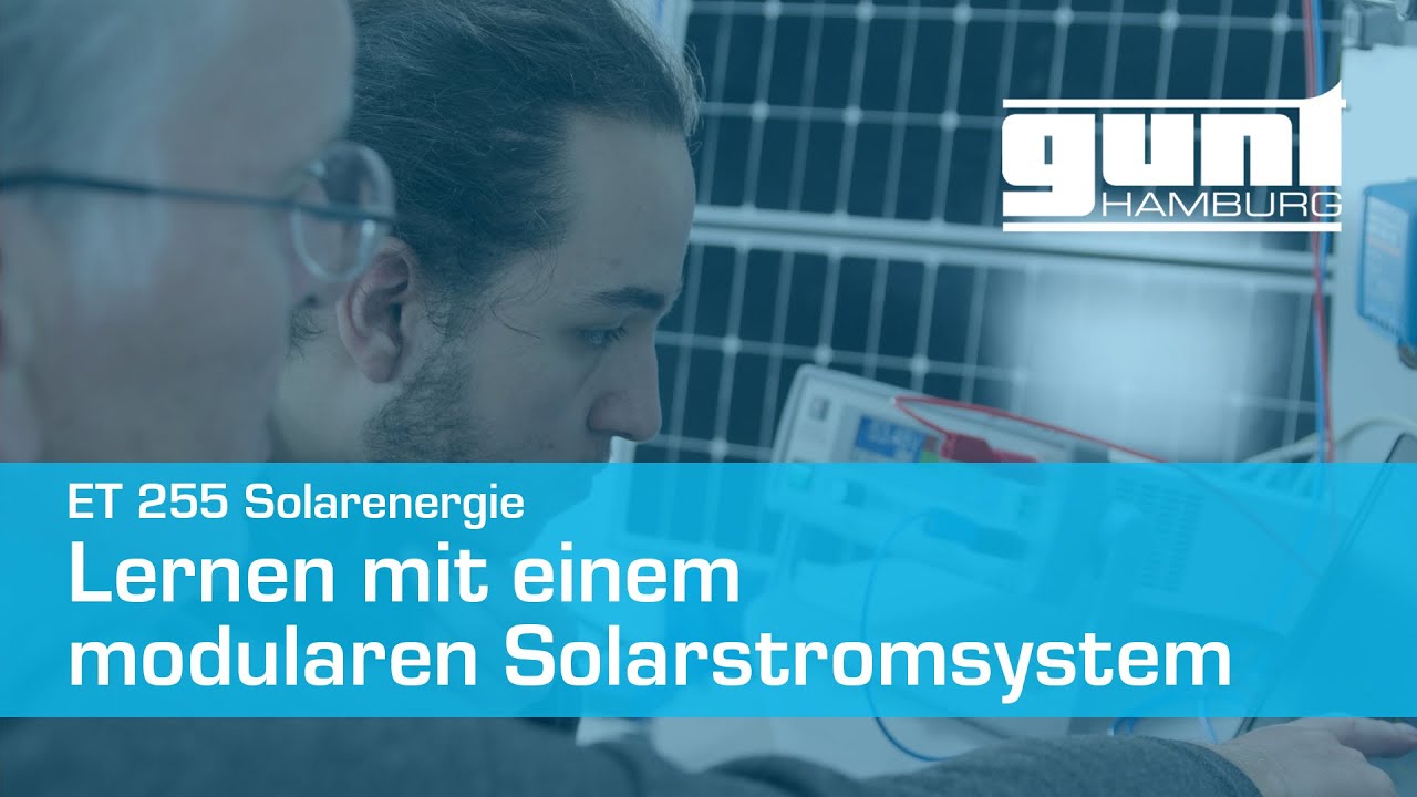 Innovatives Lernen mit einem modularen System für erneuerbare Energien von GUNT