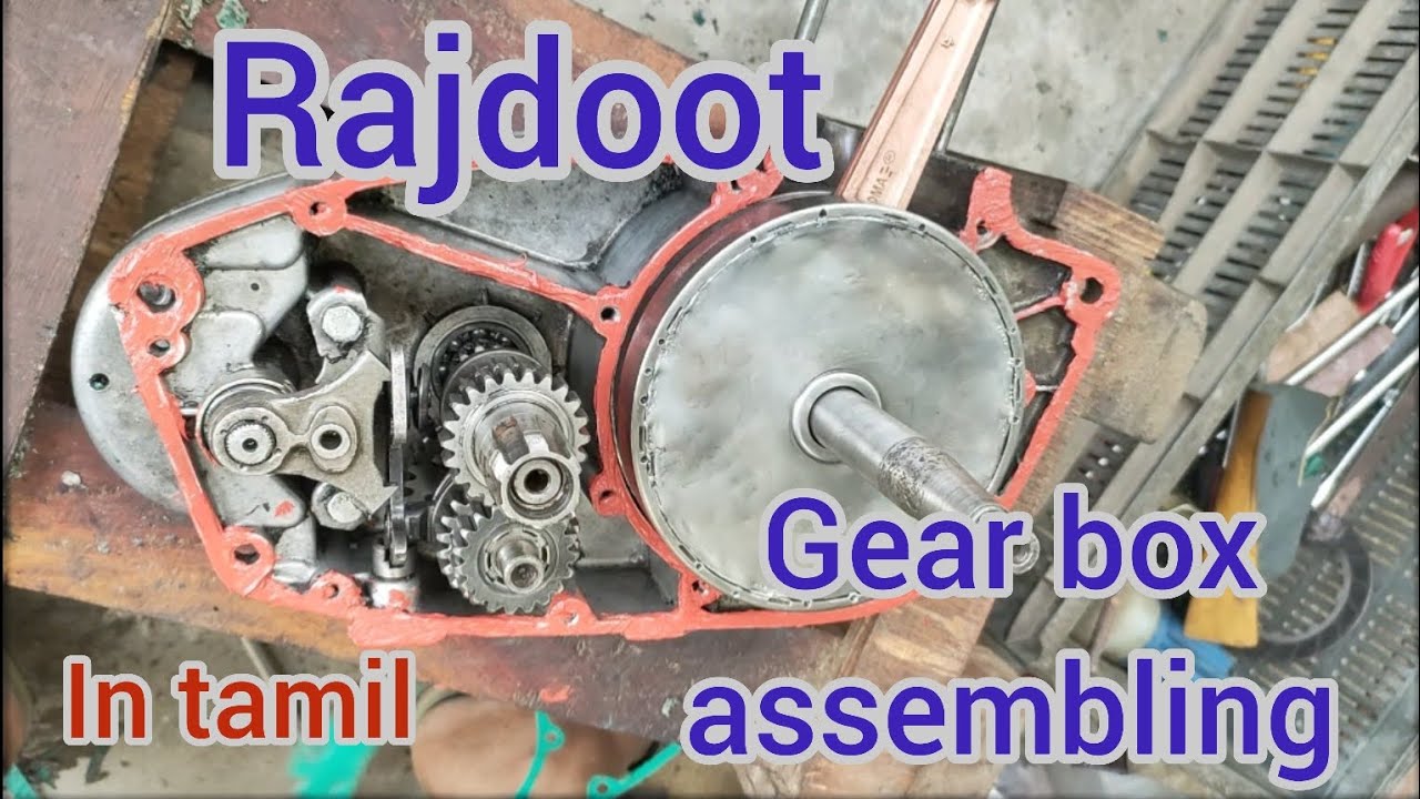 Rajdoot | Full engine | Gear Box | assembly |Explained in | tamil |