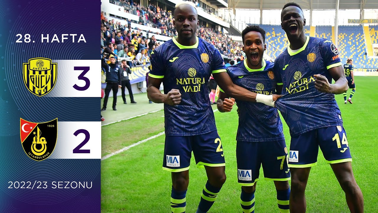 MKE Ankaragücü (3-2) İstanbulspor | 28. Hafta - 2022/23