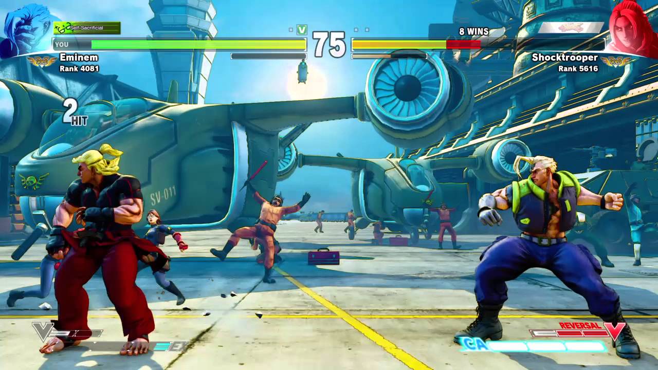 Street Fighter V Ragequitters: Shocktrooper